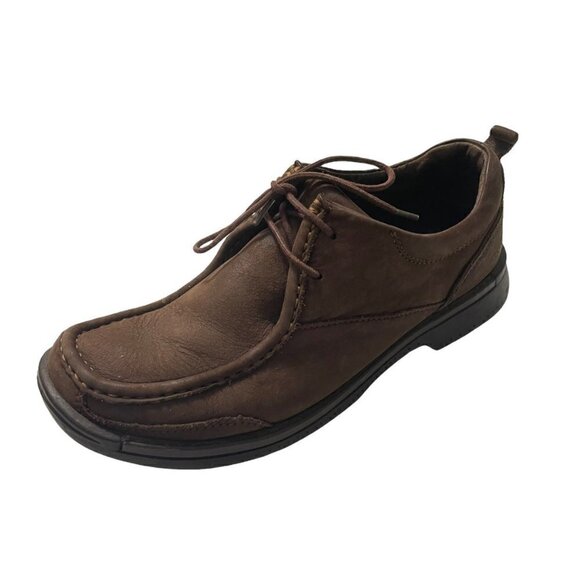 Nunn Bush Men\'s Brown Leather Lace Up Dress Shoes Chukka Boots Size 9 main image 6